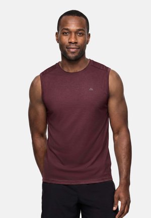 Danish Endurance, MOMENTUM RUNNING TANK 2-PACK - Top - black bordeaux