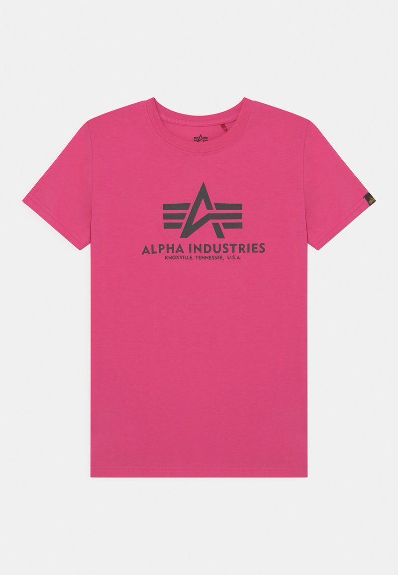 Alpha Industries BASIC KIDS TEENS UNISEX - Camiseta estampada - magenta