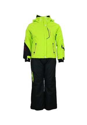 ENSEMBLE  FAMIC SET - Pantalons de ski - vert noir
