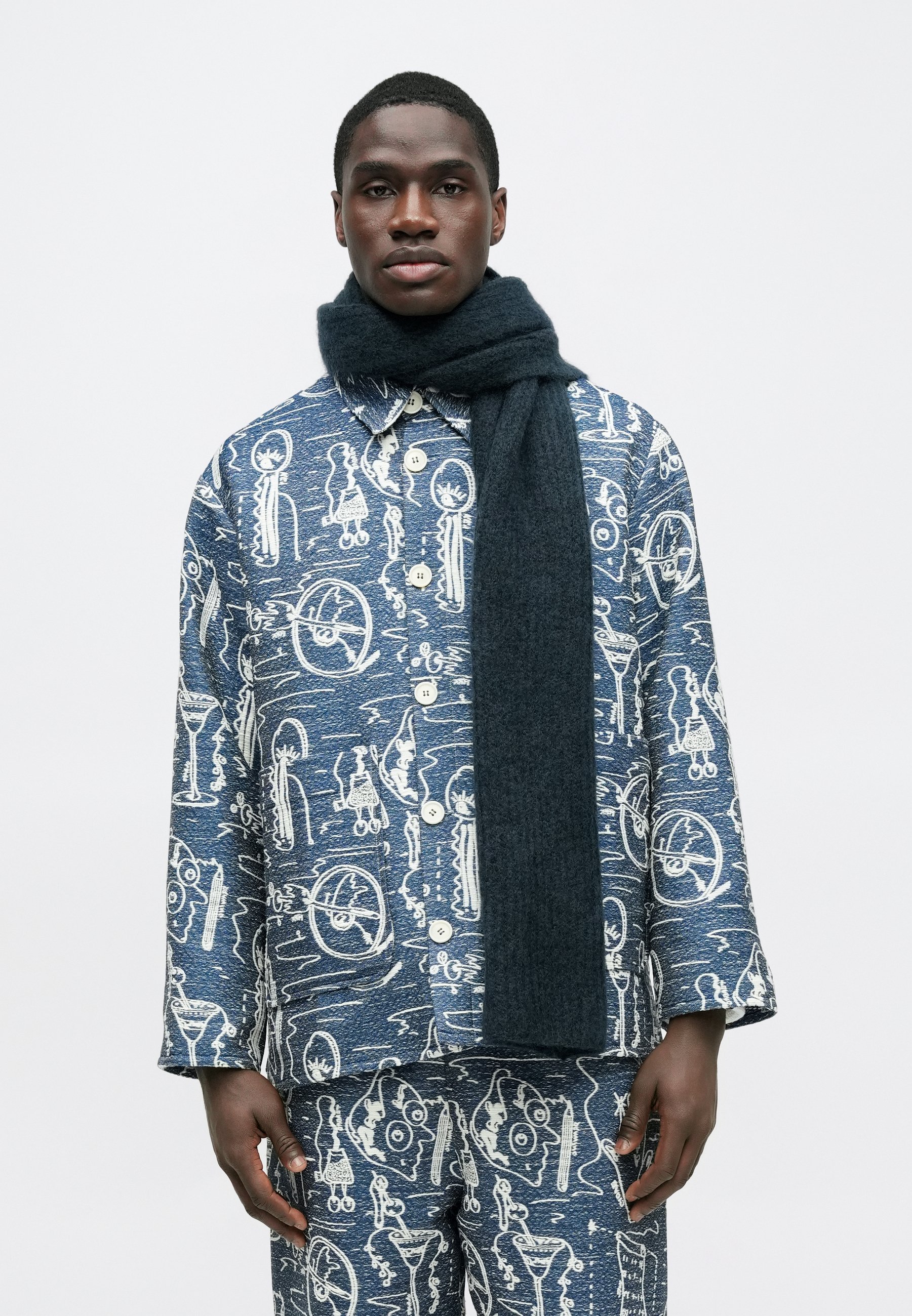 Henrik Vibskov WHEEL JACKET - Light jacket - blue - Zalando.co.uk