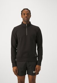 Björn Borg CENTRE HALF ZIP - Ikdienas džemperis - black beauty