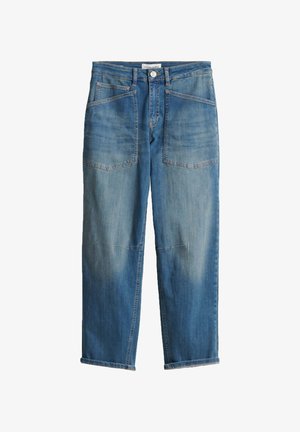 OPUS PANTS, MID RISE - Jeans a sigaretta - dark blue