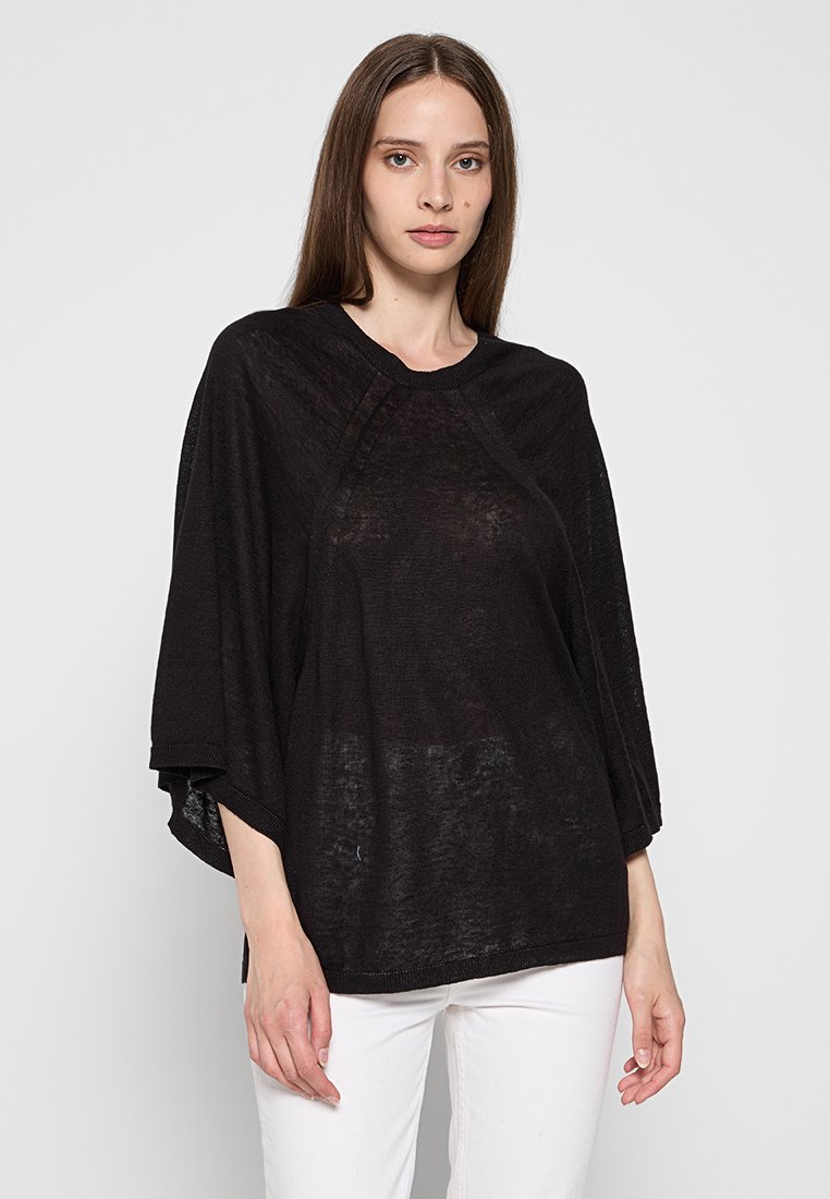 Stefanel Blouse zwart Stefanel Blouse zwart