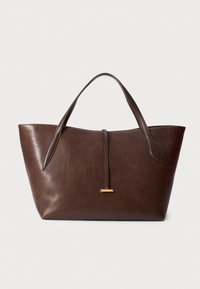 ZIP PENNE TOTE - Maisiņveida soma - dark brown