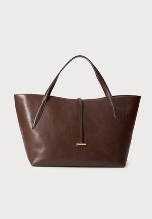 ZIP PENNE TOTE - Shopping bag - dark brown