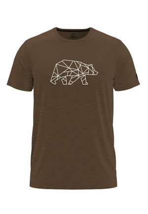 T-shirt print - brown