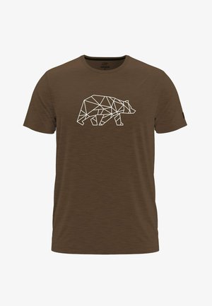 T-shirt print - brown