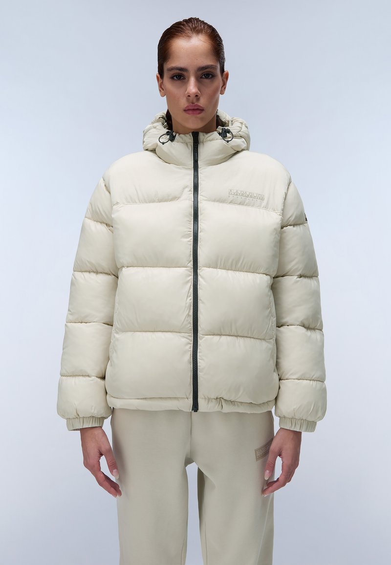 Napapijri HORNELEN  - Giacca invernale - beige silvr n