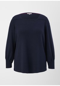 Triangle MET HOEKIGE HALS - Maglione - navy