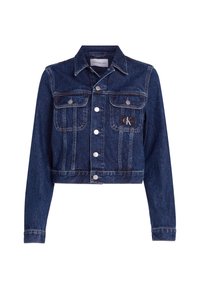 Calvin Klein Jeans CROPPED 90S JACKET - Džínová bunda - denim medium