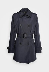 DOUBLE-BREASTED RAINCOAT - Gabardina - navy
