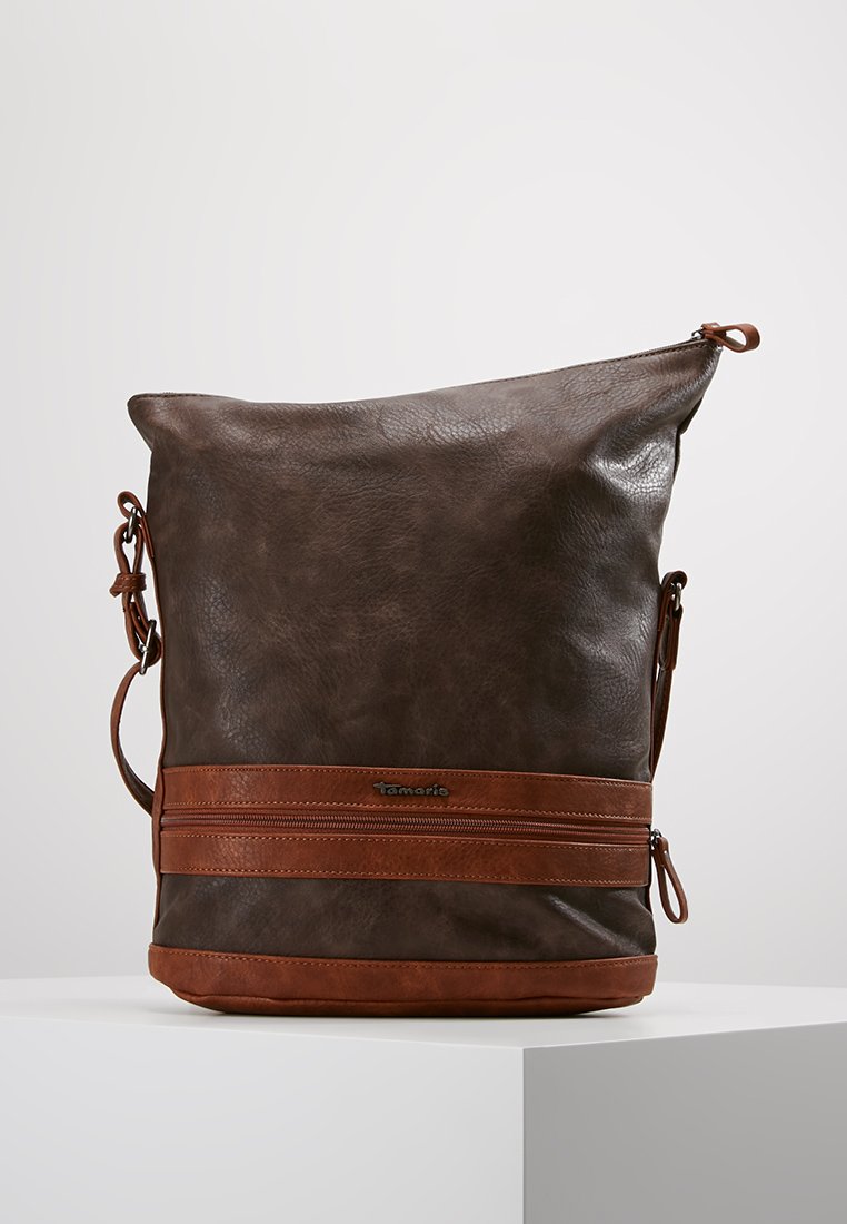 Tamaris SMIRNE HOBO BAG Skulderveske dark brown comb Tamaris SMIRNE HOBO BAG Skulderveske dark brown comb