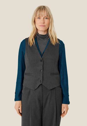 JORDYN - Vest - d grey mel