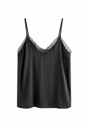 STRAPPY CAMI REGULAR FIT - Linne - black