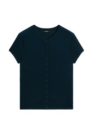 Massimo Dutti, Vest - mottled dark blue