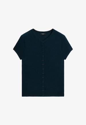 Massimo Dutti, Gilet - mottled dark blue