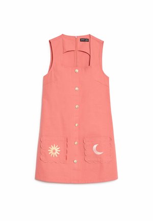 Sister Jane, ISLAND LIFE EMBROIDERED MINI DRESS - Robe de jour - red