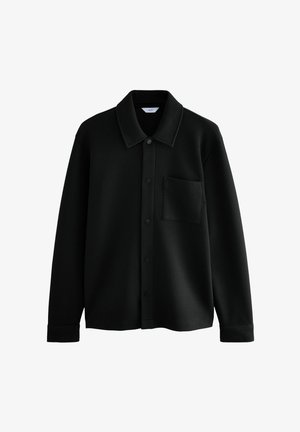 Next REGULAR FIT - DIAGONAL TEXTURE - Leichte Jacke - black