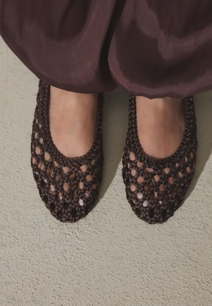Next, Ballerina's - chocolate brown