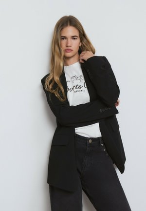 AMERICANA RECTA LISA - Manteau court - black