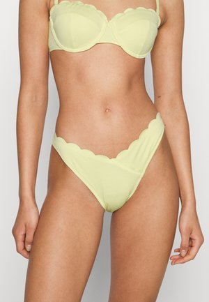 Hunkemöller SCALLOP HIGH LEG - Κάτω μέρος μπικίνι - yellow