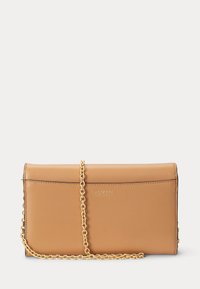Lauren Ralph Lauren LEATHER MEDIUM ADAIR CROSSBODY - Clutch - buff