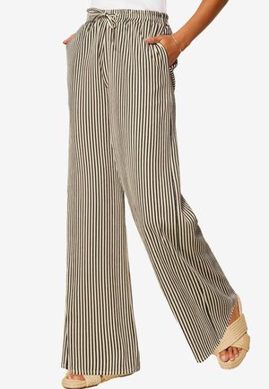 Friends Like These WIDE LEG CRINKLE PRINTED ELASTICATED WAIST - Dresside alumine osa - white