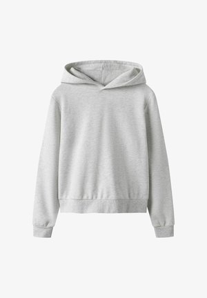 REGULAR FIT - Pulover s kapuco - light grey melange