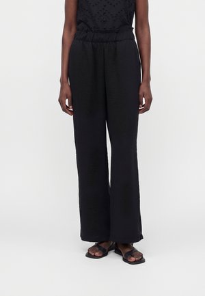 JDY, JDYDIVYA LIFE HW WIDE PANTS WVN NOOS - Bukser - black