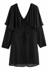 Next REGULAR FIT - Denní šaty - black textured