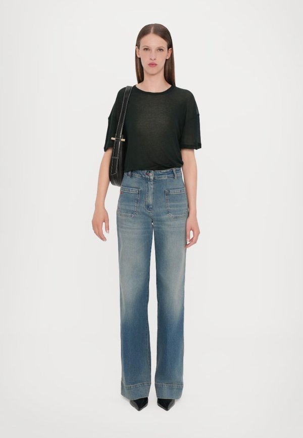 DRAPED DETAIL LIGHTWEIGHT - Basic T-shirt4