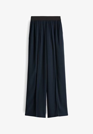 OPUS PANTS, MID RISE LONG WIDE FIT - Broek - coal blue