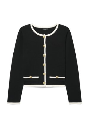 Calliope, MAGLIA TINTA UNITA - Strickjacke - ultrablack