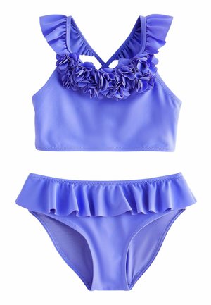 FLORAL RUFFLE - REGULAR FIT SET - Bikini - blue