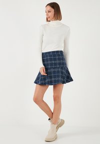 LELA REGULAR FIT - Minigonna - indigo