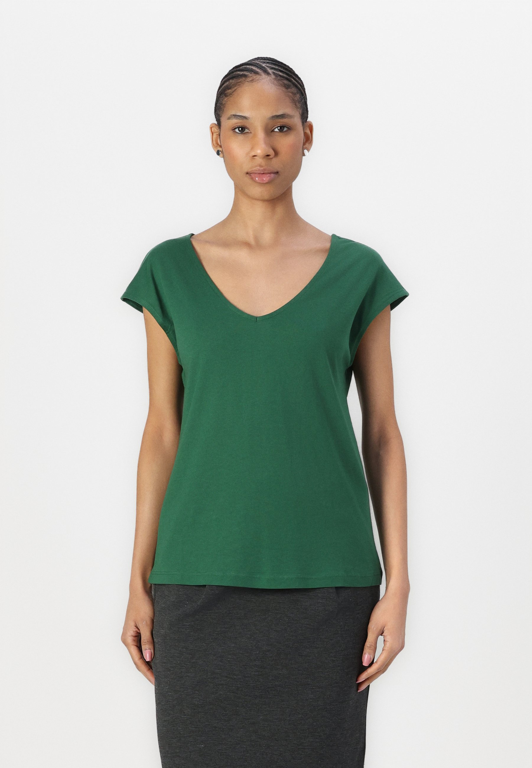 売れ筋商品|||アンナ フィールド Tシャツ レディース トップス Basic T-shirt - dark green District Women's Fitted The Concert Tee | Product | District