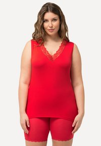 Ulla Popken SLEEVELESS - Tílko - neon red