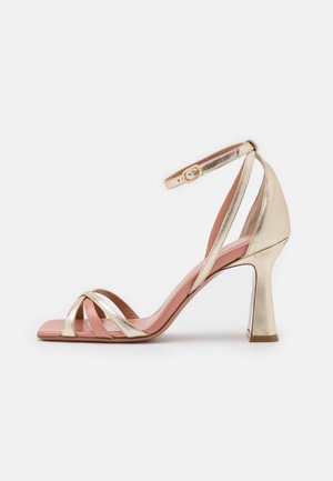 ALYSSA - Sandali con tacco - sirio rosa/platino/rosa