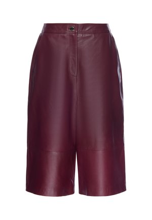 faina, Leren broek - burgundy