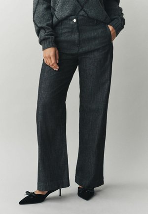 REGULAR FIT - WIDE LEG  - Wide leg - dark grey