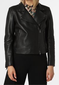 BOSS Skinnjacka - black