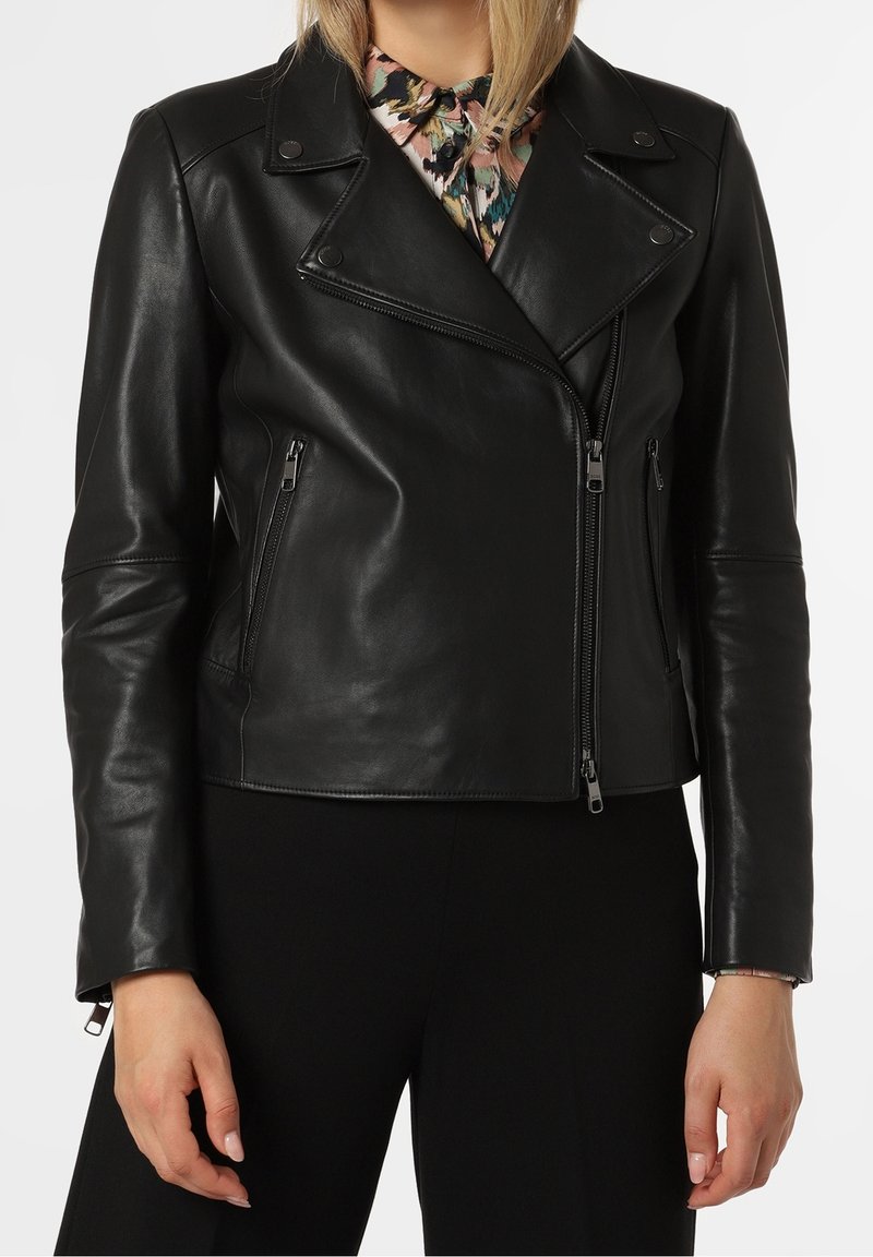 BOSS Skinnjacka - black