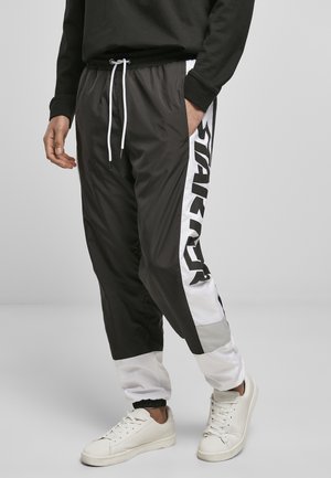 Tracksuit bottoms - black/white