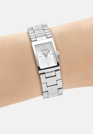 DKNY, DKNY QUARZUHR SIGNATURE SQUARE WATCH - Horloge - silver-coloured