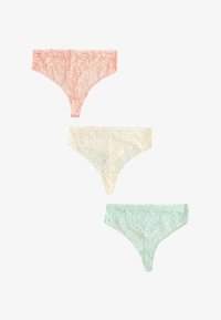 Valgt, coral pink green cream