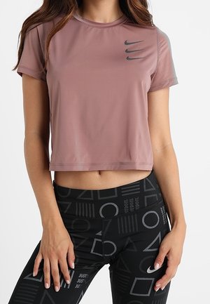 T-shirt con stampa - mottled purple