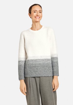 LANGARM RUNDHALS - Maglione - grau gemustert