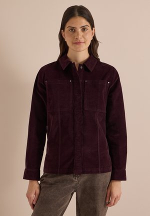 Cecil, FINE CORDUROY OVERSHIRT WITH BREAST POCKETS - Veste mi-saison - berry red