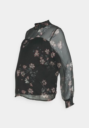Vero Moda Maternity VMMMARYA HIGHNECK  - Μπλούζα - black