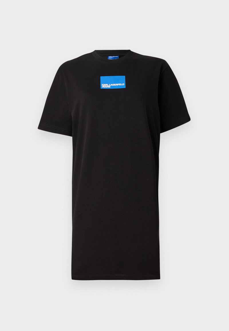 Karl Lagerfeld Jeans Jerseyjurk zwart Karl Lagerfeld Jeans Jerseyjurk zwart